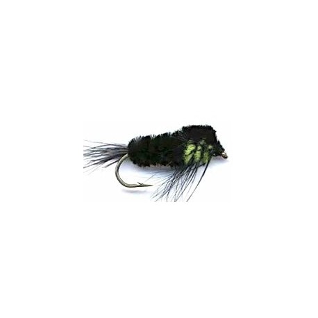 Streamers black light green montana button $2.50