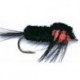 Streamers black orange montana button $2.50
