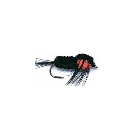 Streamers black orange montana button $2.50