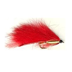 Streamers red zonker button $2.50