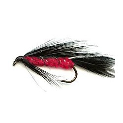 Streamers red devil matuka button $2.50