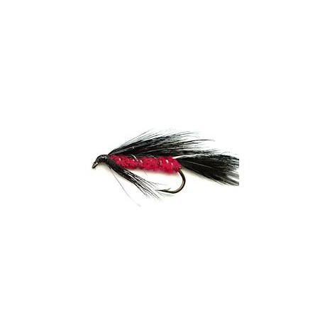 Streamers red devil matuka button $2.50
