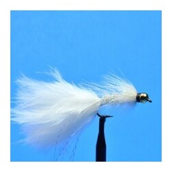 Streamers Bead Head Woolly Bugger White Krystal Flash $2.50