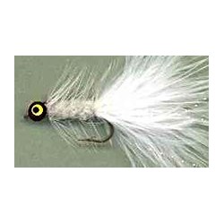 Streamers deepwater white woolly bugger button $2.50
