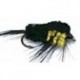 Streamers black yellow montana button $2.50