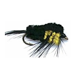Streamers black yellow montana button $2.50