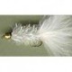 Streamers white crystal woolly bugger button $2.50