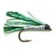 Streamers green silver sparkler button $2.50