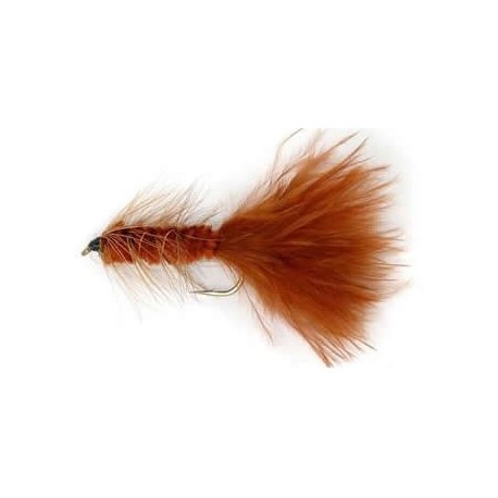 Streamers woolly bugger brn $2.50