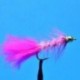 Streamers Bead Head Woolly Bugger Pink Krystal Flash $2.50