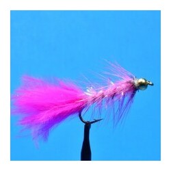 Streamers Bead Head Woolly Bugger Pink Krystal Flash $2.50