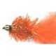 Streamers orange crystal woolly bugger button $2.50