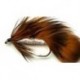 Streamers white orange matuka button $2.50