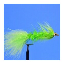 Streamers Bead Head Krystal Bugger  Chartreuse $2.50