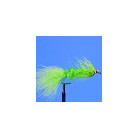 Streamers Bead Head Krystal Bugger  Chartreuse $2.50