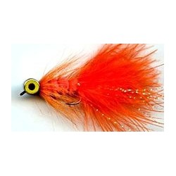 Streamers orange deepwater woolly bugger button $2.50