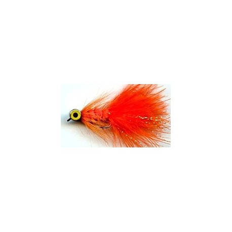 Streamers orange deepwater woolly bugger button $2.50