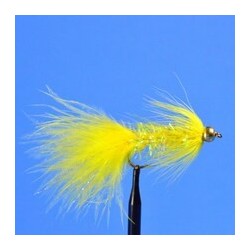 Streamers Bead Head Krystal Bugger  Yellow $2.50