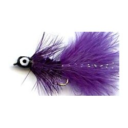 Streamers purple deepwater woolly bugger button $2.50