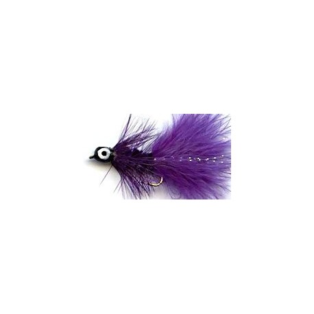 Streamers purple deepwater woolly bugger button $2.50