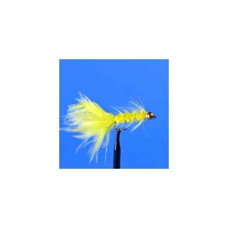 Streamers Bead Head Woolly Bugger  Yellow $2.50