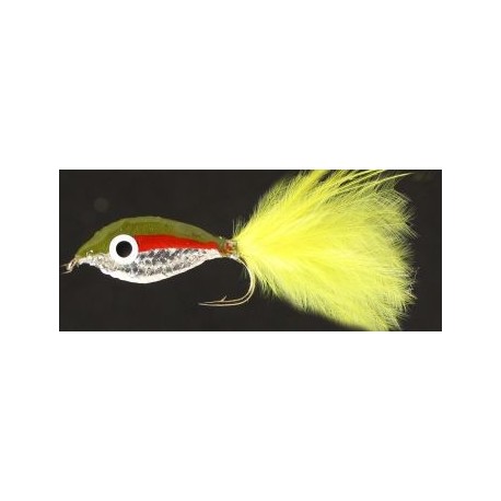 Streamers Epoxy minow Perch red $4.00