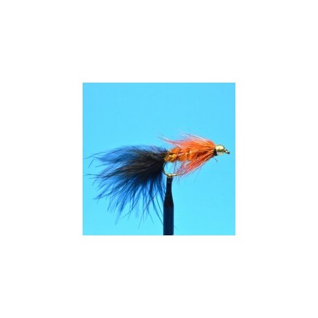 Streamers Bead Head Woolly Bugger  Orange Black $2.50