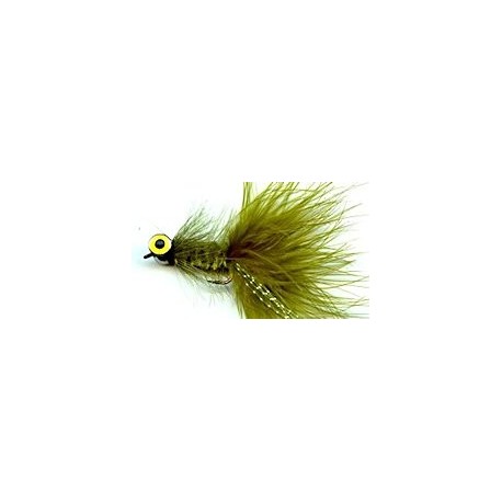 Streamers olive deepwater woolly bugger button $2.50