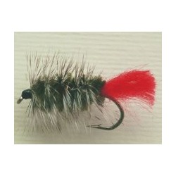 Streamers woolly worm olive grizzly $2.64
