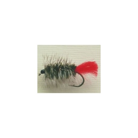 Streamers woolly worm olive grizzly $2.50