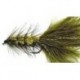 Streamers olive woolly bugger button $2.50