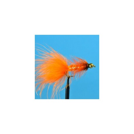 Streamers Bead Head Woolly Bugger  Orange $2.64