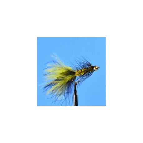 Streamers Bead Head Woolly Bugger  Yellow Black $2.50
