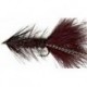 Streamers black woolly bugger button $2.50