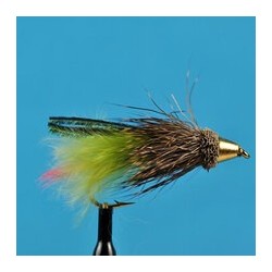 Streamers Conehead Marabou Muddler Olive $2.50