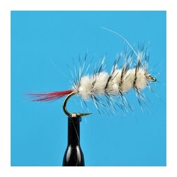 Streamers Woolly Worm White $2.50