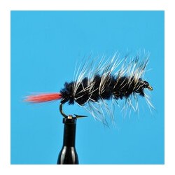 Streamers Woolly Worm Black $2.50
