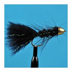 Streamers Conehead Woolly Bugger Black $2.50