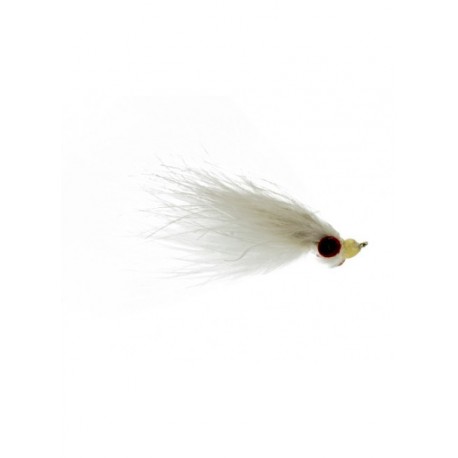 Streamers clouser marabou gray white $2.50