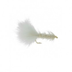 Streamers woolly bugger white $2.50