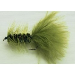 Streamers woolly bugger olive $2.50
