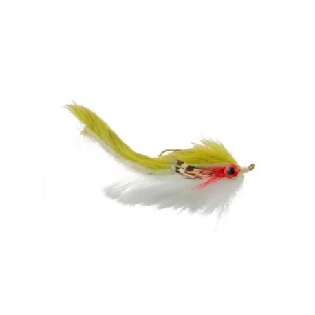 Streamers hare sculpin olive white $8.00