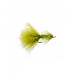 Streamers conehead woolly bugger olive $2.50