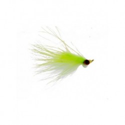 Streamers clouser marabou chartreuse white $2.50