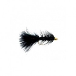 Streamers conehead woolly bugger black $2.50