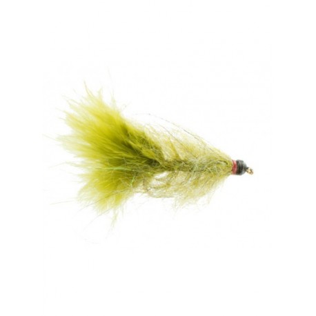 Streamers tungsten angel hair bugger light olive $6.00