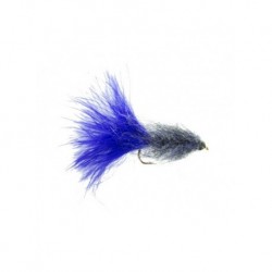 Streamers tungsten angel hair bugger purple $6.00