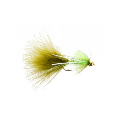 Streamers beadhead rubber olive $2.50