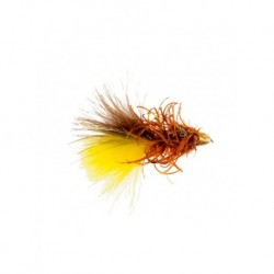 Streamers conehead bighorn bugger brown yellow $2.50