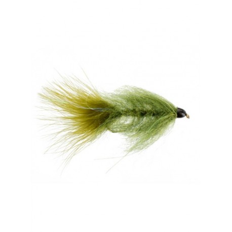 Streamers conehead brush bugger olive $2.50